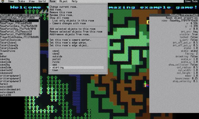 Playscii 0.8.0 screenshot